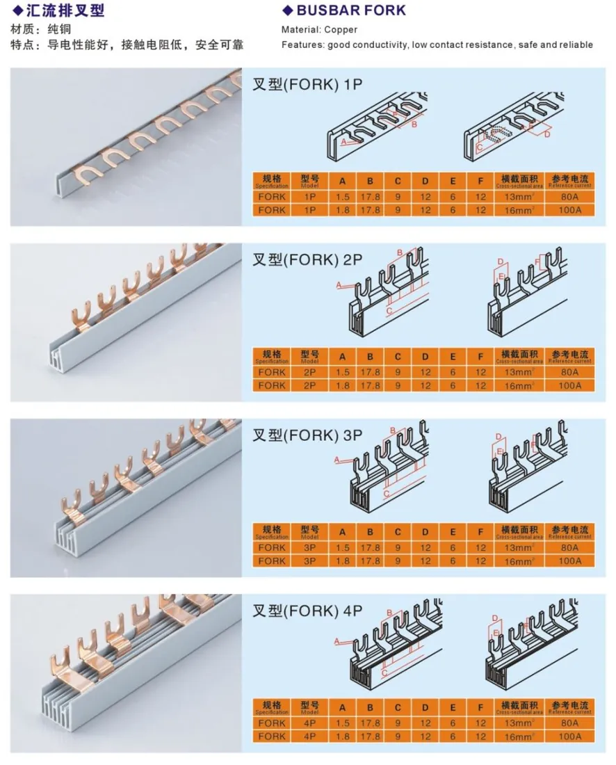 Earth electric copper Pin Type Busbar